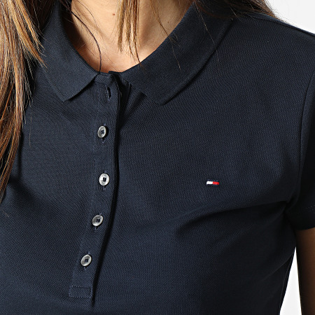 Tommy Hilfiger - Polo a manica corta Heritage 6661 Donna Navy