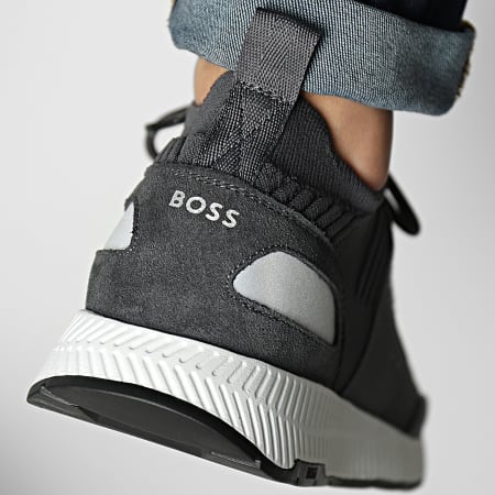 BOSS - Sneakers Titanium Runner 50470596 Grigio scuro
