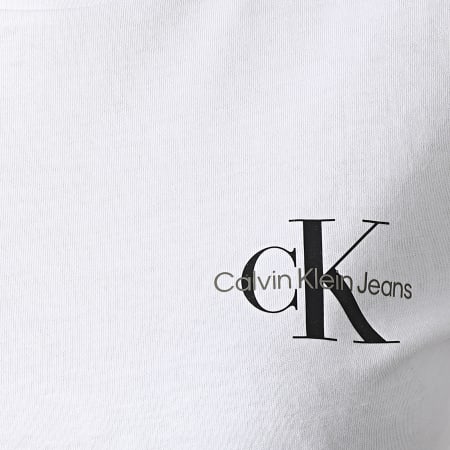 Calvin Klein - Lot De 2 Tee Shirt Slim Femme 9734 Blanc