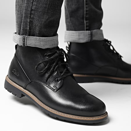 Clarks - Chaussures Westcombe Mid Black