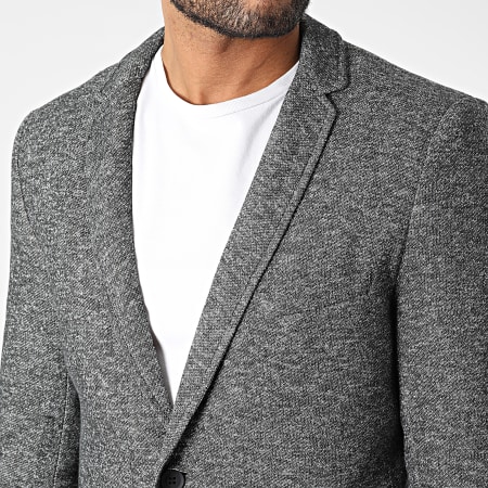 Only And Sons - Veste Blazer Matti King Casual Gris Anthracite Chiné
