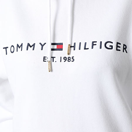 Tommy Hilfiger - Sweat Capuche Femme Heritage 1998 Blanc