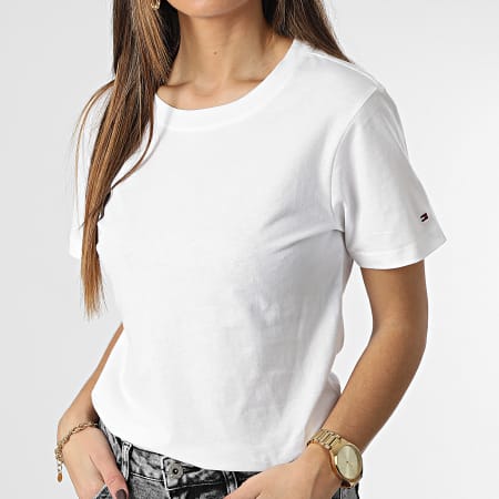 Tommy Hilfiger - Camiseta Mujer 3974 Blanca