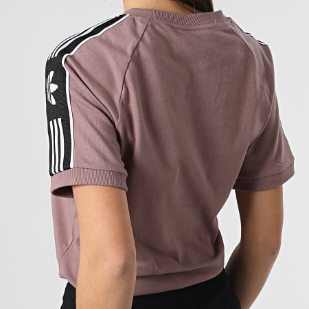 Adidas Originals - Tee Shirt A Bandes Femme Tape HL9171 Rose