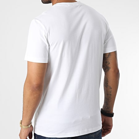 Calvin Klein - Tee Shirt Poche Micro Monologo 3027 Blanc