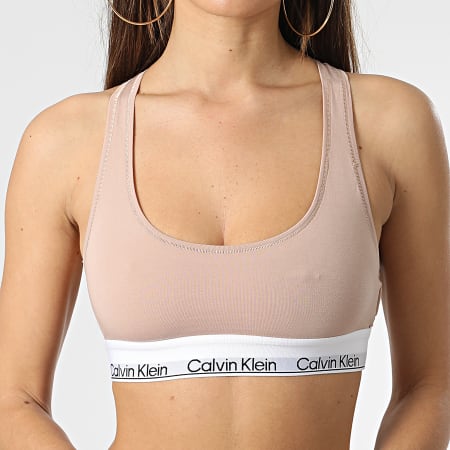 Calvin Klein - Sujetador de mujer QF7044E Beige