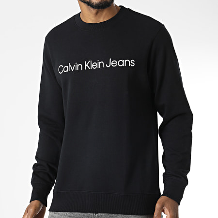 Calvin Klein - Felpa girocollo 2549 nero