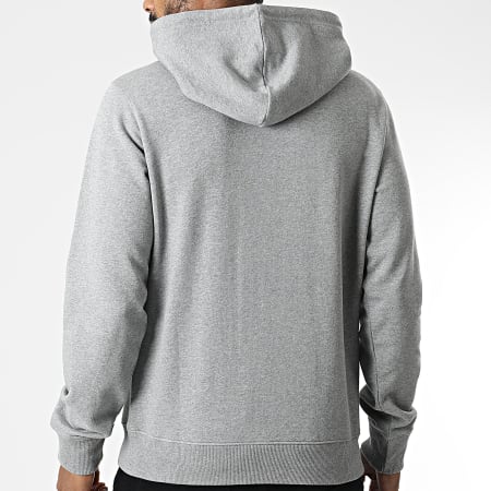 Calvin Klein - Felpa istituzionale con cappuccio 2551 grigio scuro