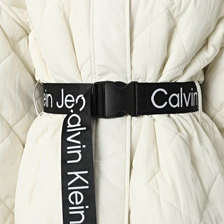 Calvin Klein - Abrigo largo de mujer 0334 Beige