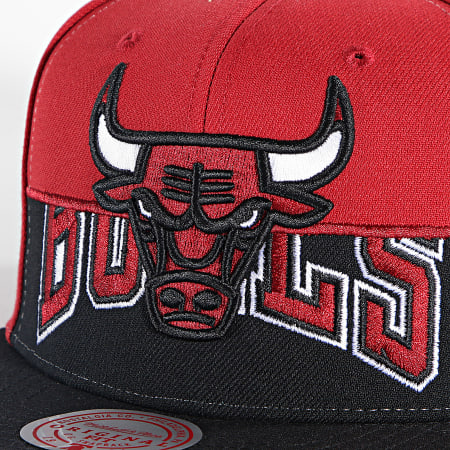 Mitchell and Ness - Chicago Bulls Snapback Cap HHSS4772 Rojo Negro