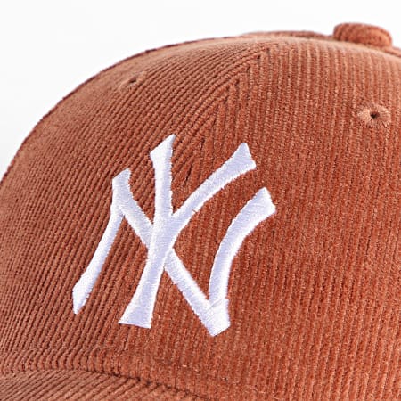 New Era - Gorra de béisbol de terciopelo New York Yankees 60292441 Ladrillo