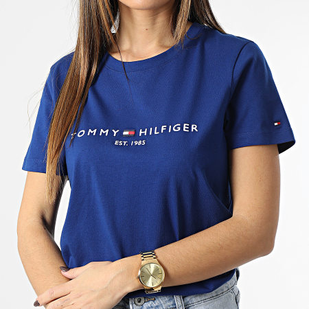 Tommy Hilfiger - Tee Shirt Regular 8681 Bleu Roi