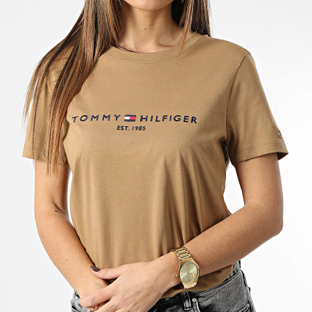 Tommy Hilfiger - Tee Shirt Regular 8681 Camel