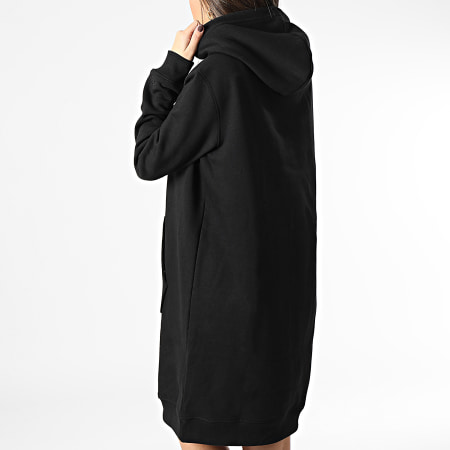 Calvin Klein - Vestido de mujer con capucha 9950 Negro