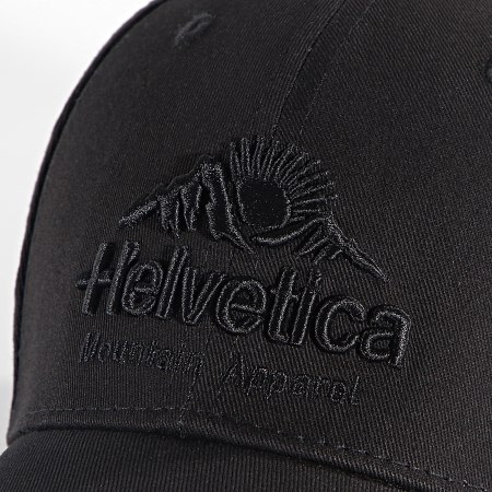 Helvetica - Cappello nero rotante