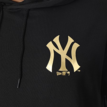 New Era - New York Yankees Sudadera con capucha 60292360 Negro Oro