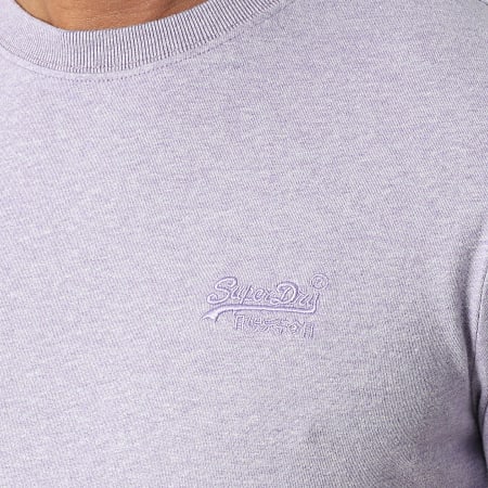 Superdry - Tee Shirt M1011245A Violet Chiné
