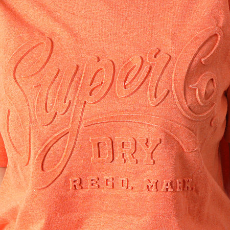Superdry - Tee Shirt Femme Vintage Script Style W1011165A Orange