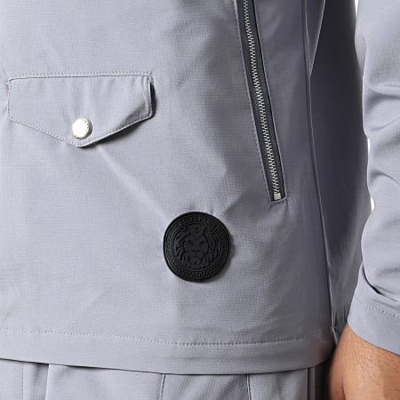 Zelys Paris - Giovani Cargo Set giacca e pantaloni grigio