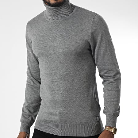 Pull Homme Col Roulé Cinque - Gris - Taille M - Occasion Très Bon état