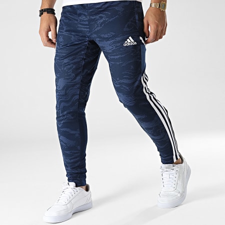 Adidas Sportswear - Pantalon Jogging A Bandes Training HC3294 Juventus Bleu Marine
