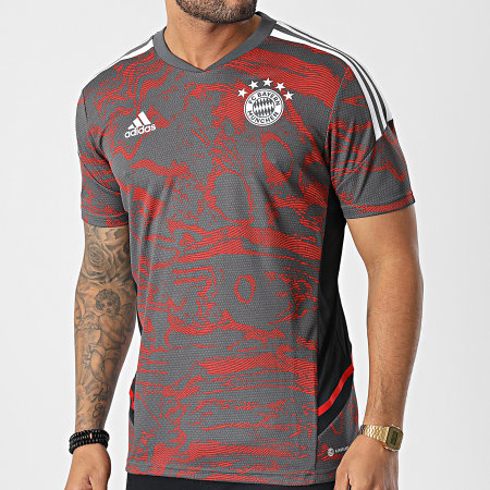 Adidas Sportswear - Tee Shirt Training HF1391 FC Barcelona Gris Rouge