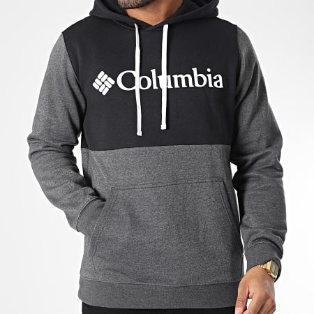 Columbia - Sudadera con capucha Trek Colorblock 1976933 Negro Gris