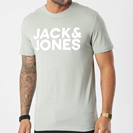 Jack And Jones - Maglietta con logo Corp 12151955 Verde