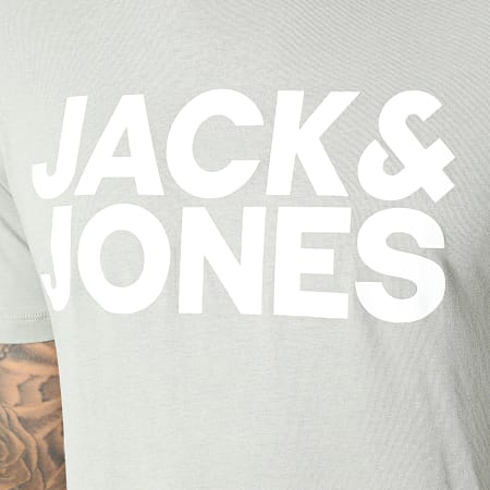 Jack And Jones - Maglietta con logo Corp 12151955 Verde