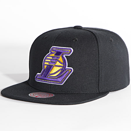 Mitchell and Ness - Casquette Snapback Core Basic Los Angeles Lakers Noir