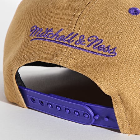Mitchell and Ness - Casquette Snapback Core Wheat Los Angeles Lakers Camel