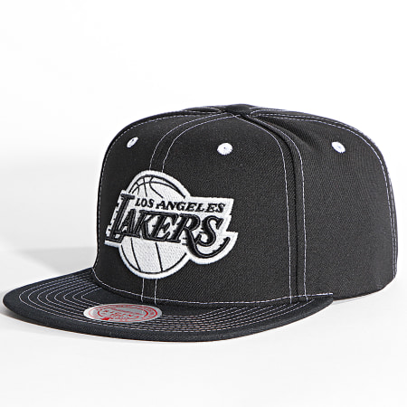 Mitchell and Ness - Gorra Glow Up Los Angeles Lakers Snapback Negra