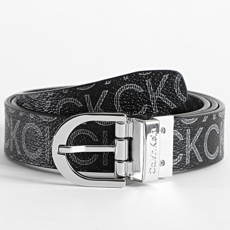 Calvin Klein - Cinturón reversible para mujer CK Must Buckle 9981 Negro