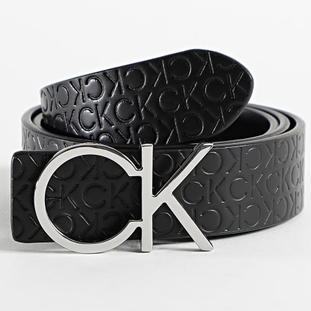 Calvin Klein - Ceinture Réversible Femme Re-Lock CK Logo 0156 Noir