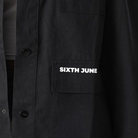 Sixth June - Surchemise Femme W12058CJA Noir
