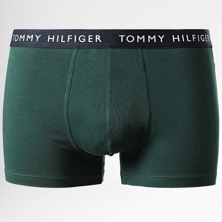 Tommy Hilfiger - Set De 3 Boxers 2203 Azul Marino Verde Caqui Burdeos