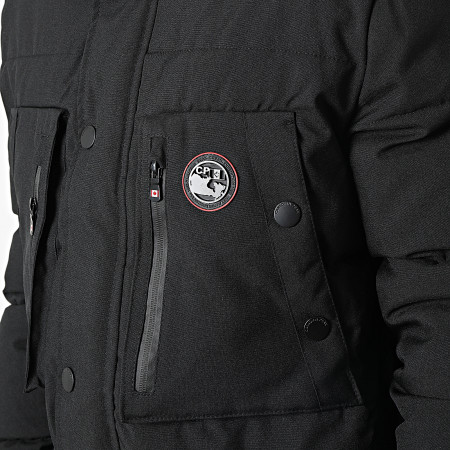 Geographical Norway - Parka Capuche Albertana Noir