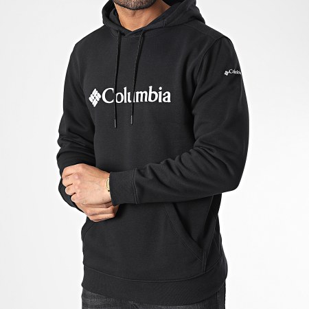 Columbia - Sudadera con capucha CSC Basic Logo 1681664 Negro