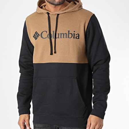Columbia - Sudadera con capucha Trek Colorblock 1976933 Negro Camel
