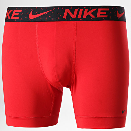 Nike - Lot De 3 Boxers KE1157 Noir Gris Rouge