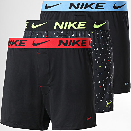 Nike - Confezione da 3 boxer neri KE1214