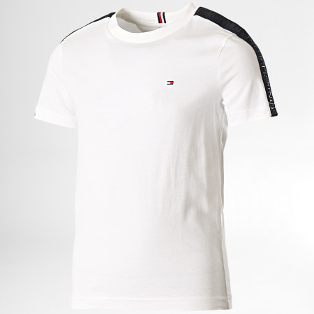 Tommy Hilfiger - Camiseta Con Rayas Niño Cinta Blanca