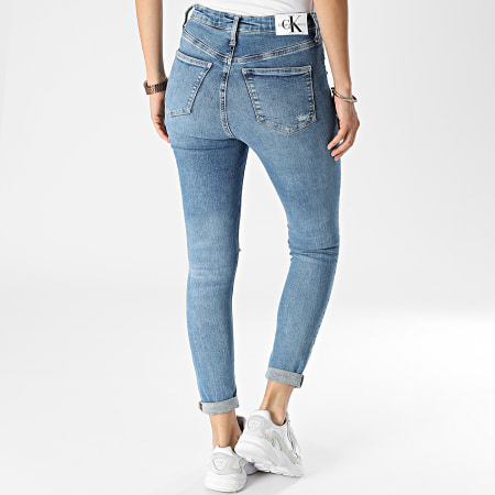 Calvin Klein - Jeans super skinny da donna 9508 Denim blu