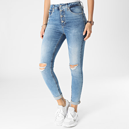 Calvin Klein - Jeans super skinny da donna 9508 Denim blu