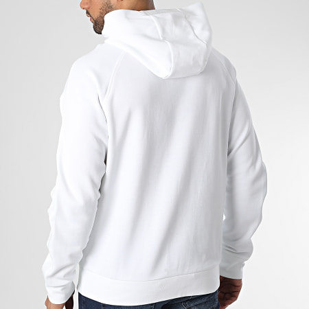 Calvin Klein - Felpa con cappuccio con logo 0753 Bianco