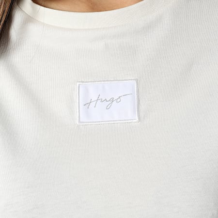 HUGO - Tee Shirt Femme 50479489 Beige
