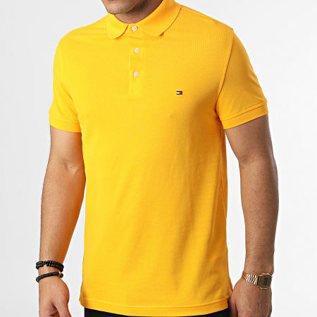 Polo amarillo tommy clearance hilfiger