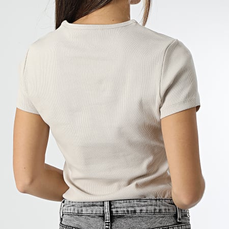 Tommy Jeans - Camiseta Mujer BBY Essential 4876 Beige