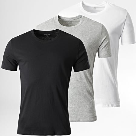 Michael Kors - Set di 3 magliette 6F22C10023 bianco nero grigio erica