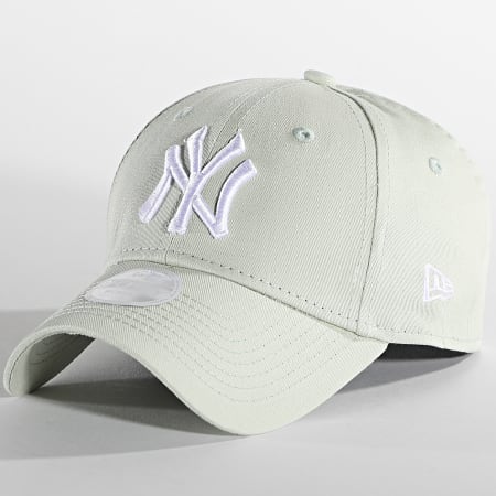 New Era - Gorra 9Forty League Essential de mujer New York Yankees Verde